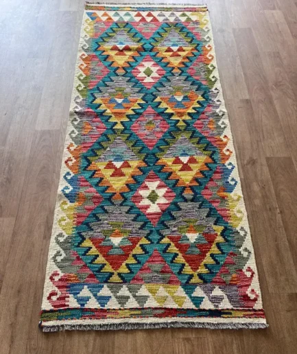 Kilim, Afghan Kilim. 196 x 80 cm. £ 156 (4)
