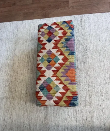 Kilim Stool 71x32cm 24cm height. £295 (3)