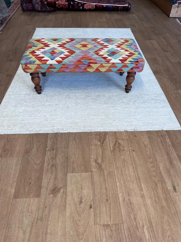 Kilim Stool. 82x38cm height 30cm £ 325 (1)