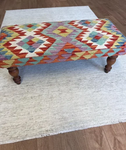Kilim Stool. 82x38cm height 30cm £ 325 (5)