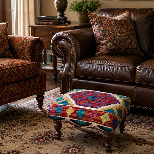 leather sofa