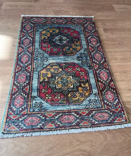 Small Afghan Kundoz 88x57cm. £175 (3)